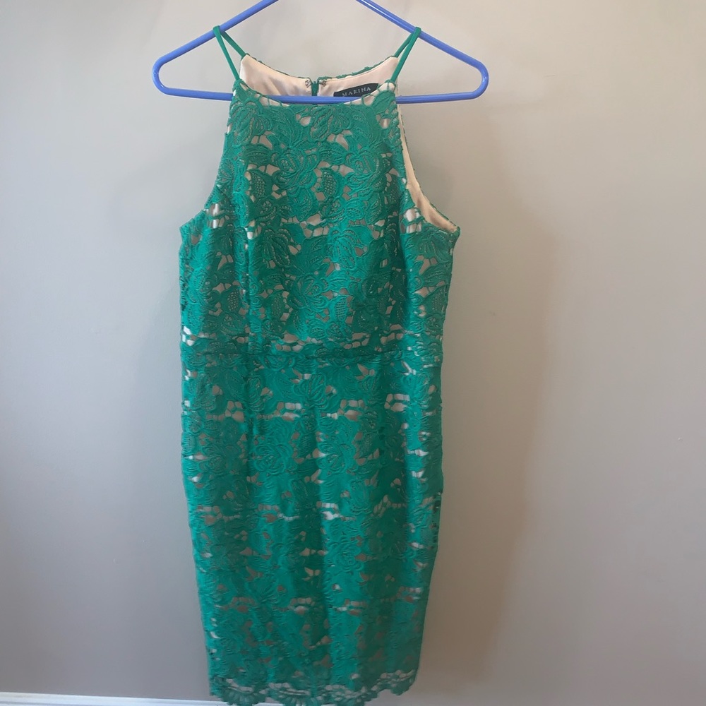 Green Lace Dress
